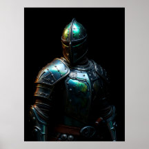 Mediaeval Knight Armour, Abstract Colours