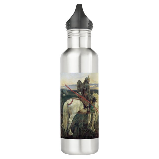 Mediaeval Knight at the Crossroads 710 Ml Water Bottle (Left)