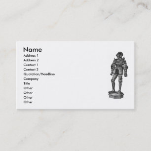 Mediaeval Knight Business Card