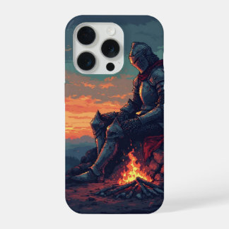 Mediaeval Knight by the Campfire – Fantasy iPhone  iPhone 15 Pro Case