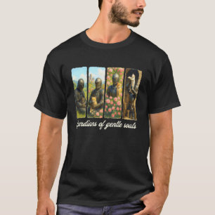 Mediaeval Knight Cat Lover Guardians of A Gentle T T-Shirt
