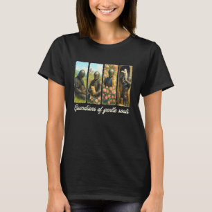 Mediaeval Knight Cat Lover Guardians of A Gentle T T-Shirt