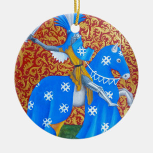 Mediaeval Knight Ceramic Tree Decoration