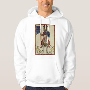 Mediaeval Knight Facing Forward Hoodie