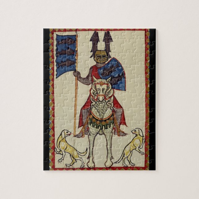 Mediaeval Knight Facing Forward Jigsaw Puzzle (Vertical)