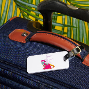 Mediaeval Knight Horse in Armour Fantasy Luggage Tag