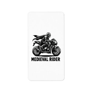 Mediaeval knight label
