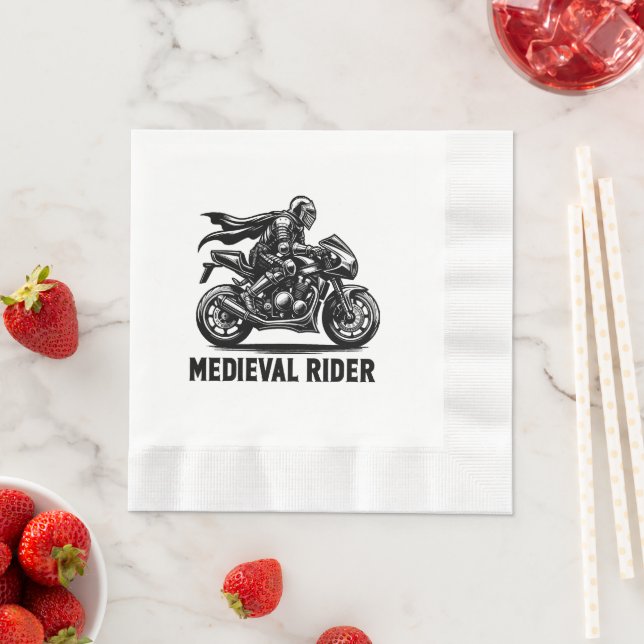 Mediaeval knight napkin (Insitu)