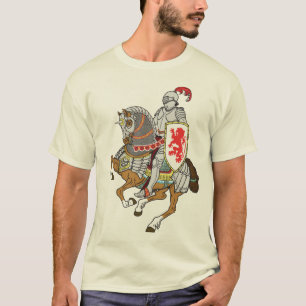 mediaeval knight on a horse T-Shirt