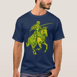 Mediaeval Knight on Horseback Jousting T-Shirt