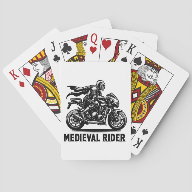 Mediaeval knight playing cards (Back)