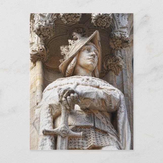 Mediaeval Knight Postcard (Front)
