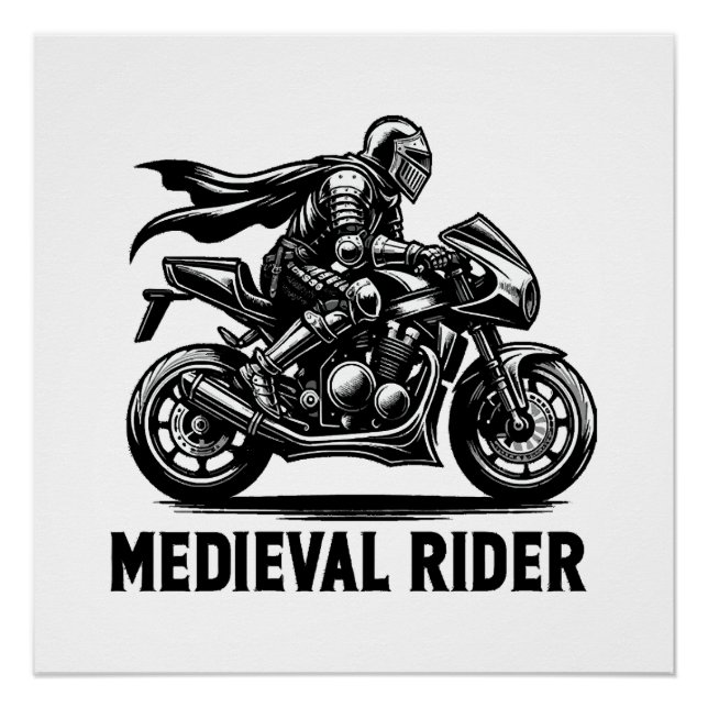 Mediaeval knight poster (Front)