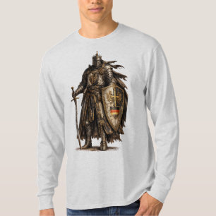 Mediaeval Knight Samurai Warrior Men's Long Sleeve T-Shirt