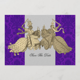 Mediaeval Knight Save The Date Cards