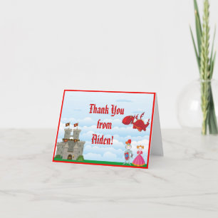 Mediaeval Knight Thank You Note Card