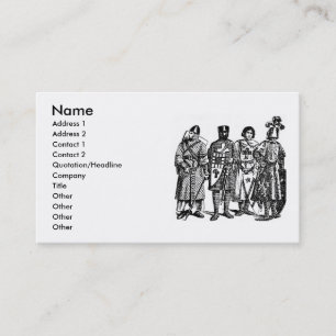 Mediaeval Knights Business Card