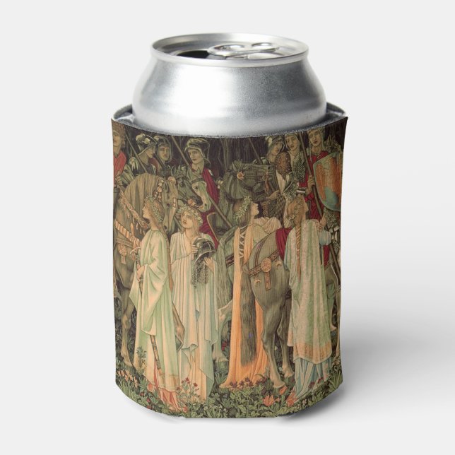 Mediaeval Knights of the Round Table Can Cooler (Can Front)