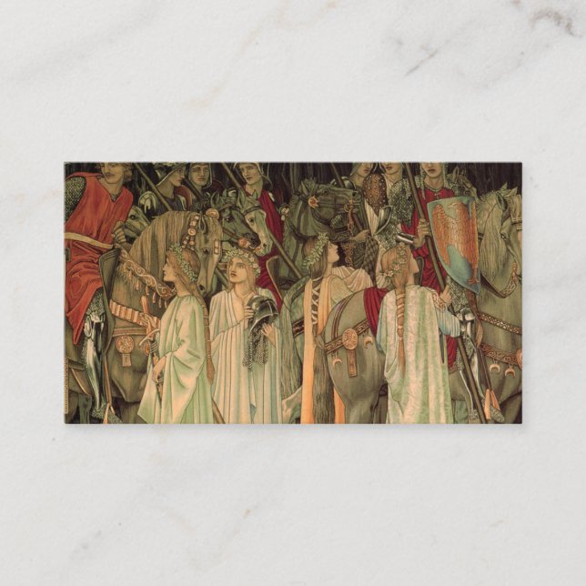 Mediaeval Knights of the Round Table Enclosure Card (Front)