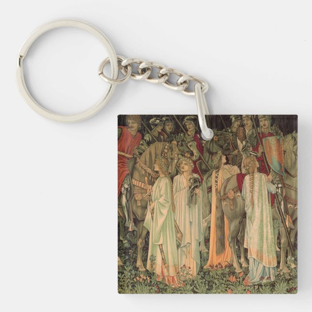 Mediaeval Knights of the Round Table Key Ring (Front)