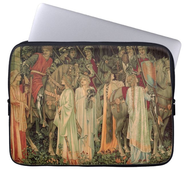 Mediaeval Knights of the Round Table Laptop Sleeve (Front)