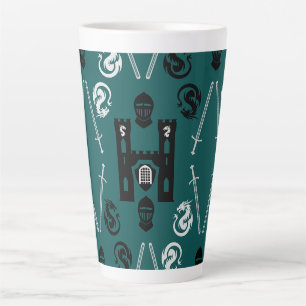 Mediaeval Knights Of The Round Table Latte Mug
