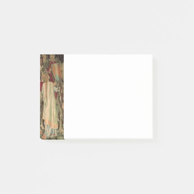 Mediaeval Knights of the Round Table Post-it Notes (Front)