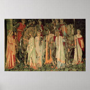 Mediaeval Knights of the Round Table Poster