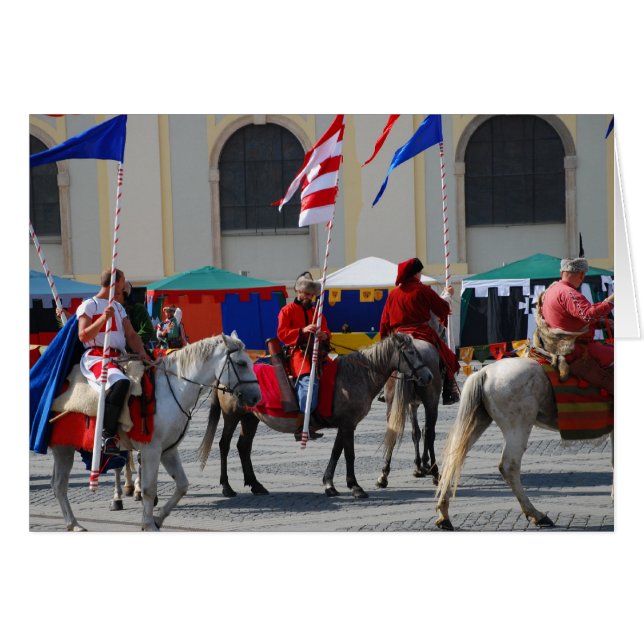 Mediaeval knights parade (Front Horizontal)
