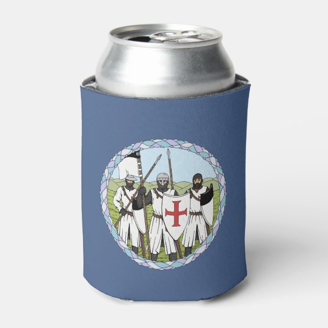 Mediaeval Knights Templar Can Cooler (Can Front)