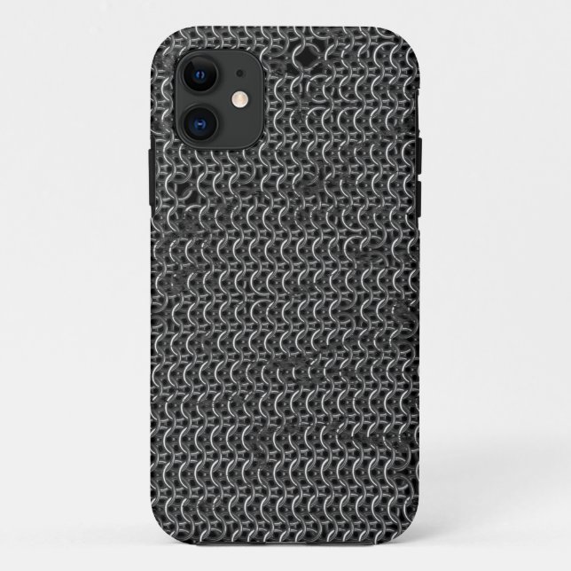 Mediaeval Knights Templar Chain Mail effect Case-Mate iPhone Case (Back)