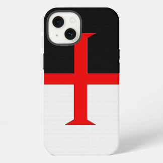 Mediaeval Knights Templar Cross Flag iPhone 13 Case