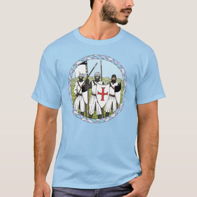 Mediaeval Knights Templar T-Shirt (Front)