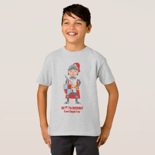 Mediaeval Knights Tournament Birthday Party T-Shirt