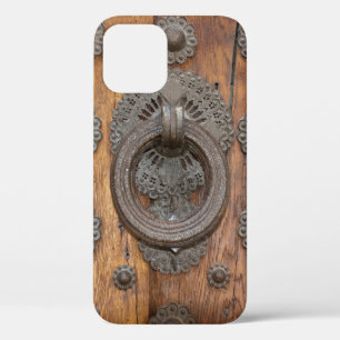 Mediaeval Knocker on Old Spanish Wooden Door Case- iPhone 12 Case