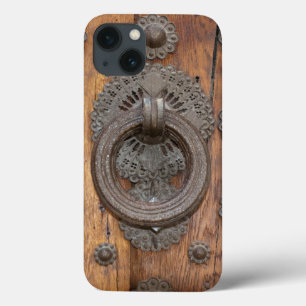 Mediaeval Knocker on Old Spanish Wooden Door iPhone 13 Case