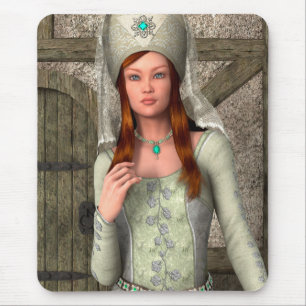 Mediaeval Lady Mouse Mat