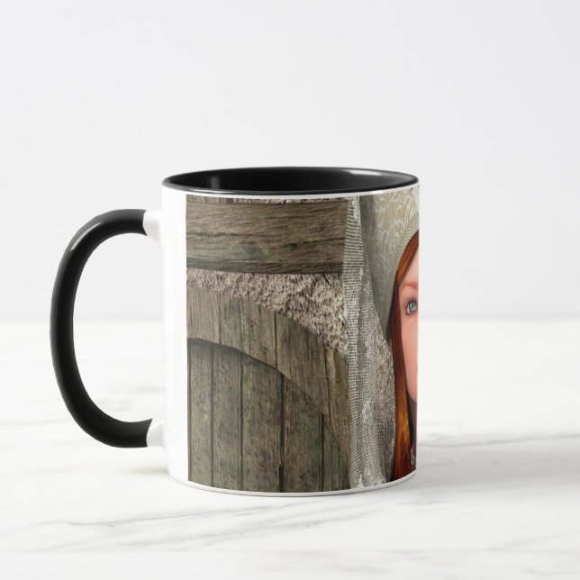 Mediaeval Lady  Mug (Left)