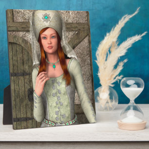 Mediaeval Lady  Plaque