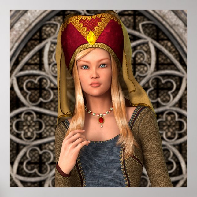 Mediaeval Lady Poster (Front)