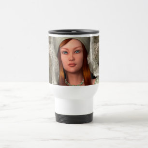 Mediaeval Lady Travel Mug