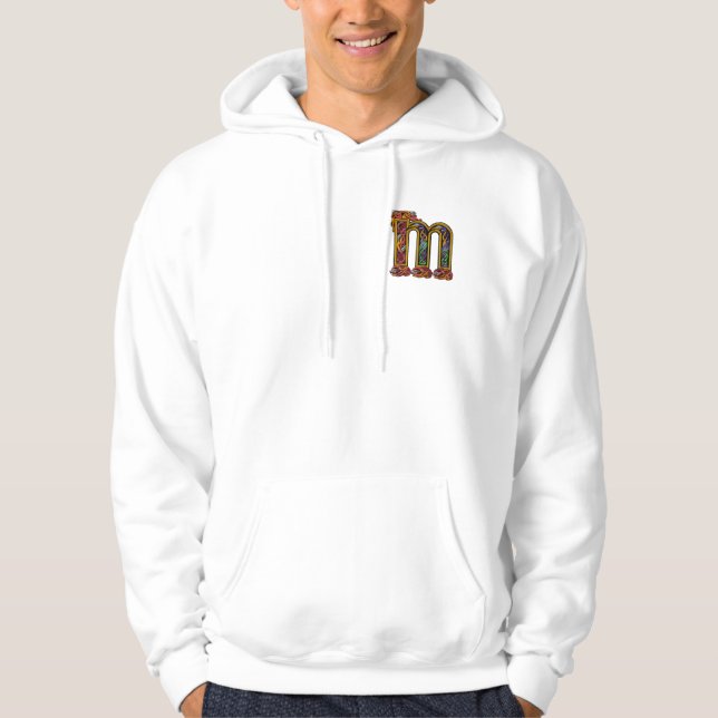 Mediaeval Letter "M" History-lovers Hoodie (Front)