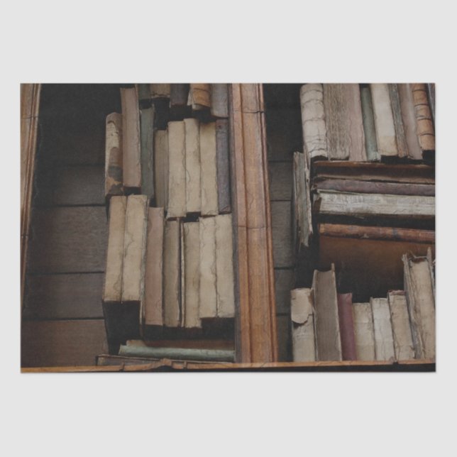 Mediaeval Library and Books of Antiquity Tissue Paper (Front)