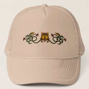 Mediaeval Lion Design Trucker Hat