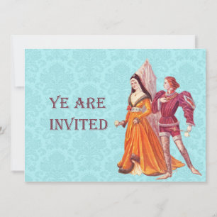 Mediaeval Lord and Lady Invitation