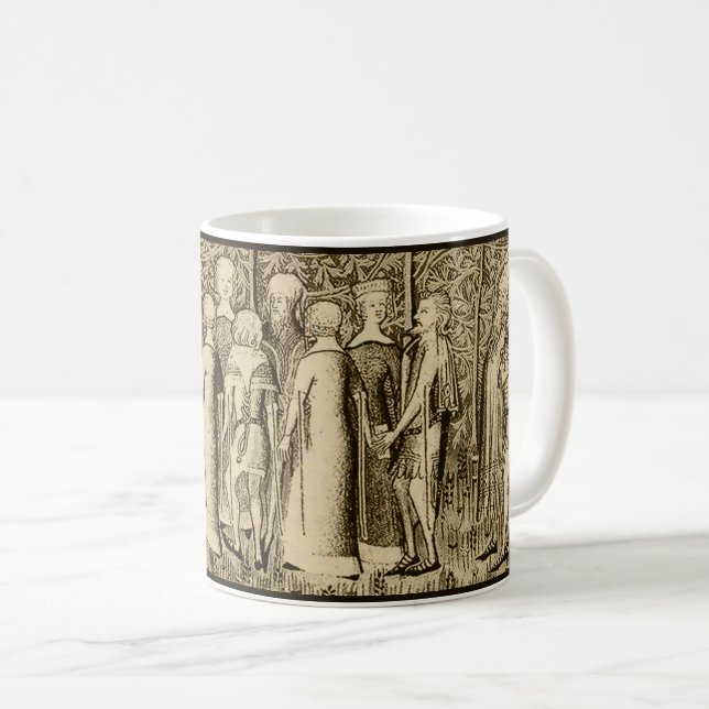Mediaeval Lords and Ladies Coffee Mug (Front Right)