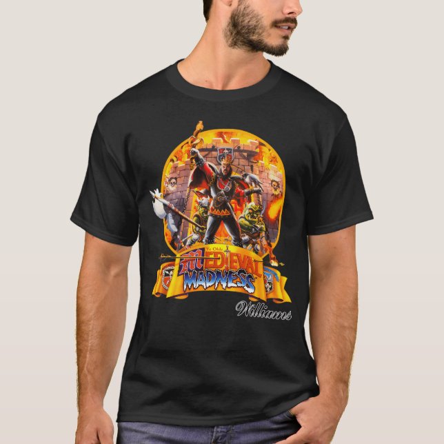 Mediaeval Madness Pinball T-Shirt (Front)