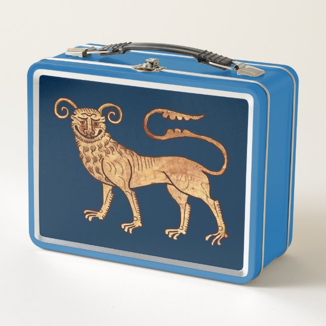 Mediaeval Manticore Metal Lunchbox (Front)