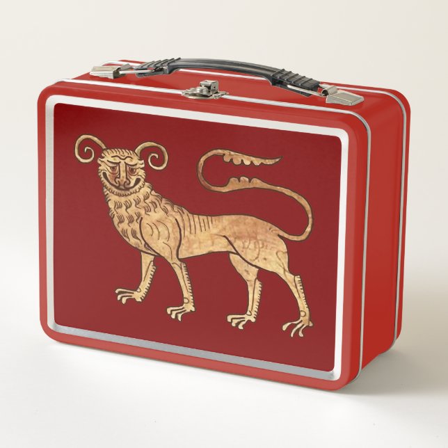 Mediaeval Manticore Metal Lunchbox (Front)