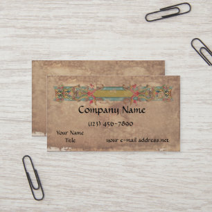 Mediaeval  Manuscript Banner Business Card